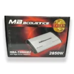 سه آمپلی فایر ام بی آکوستیک MBA-7200GB2 - Image 2
